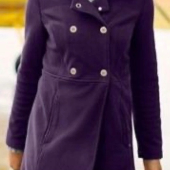 Athleta switchback‎ size Small purple fleece peacoat - Picture 2 of 15
